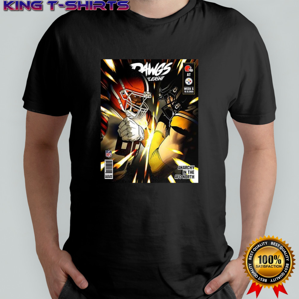 Pittsburgh Steelers vs Cleveland Browns NFL 2025 week 6 graphic shirt
