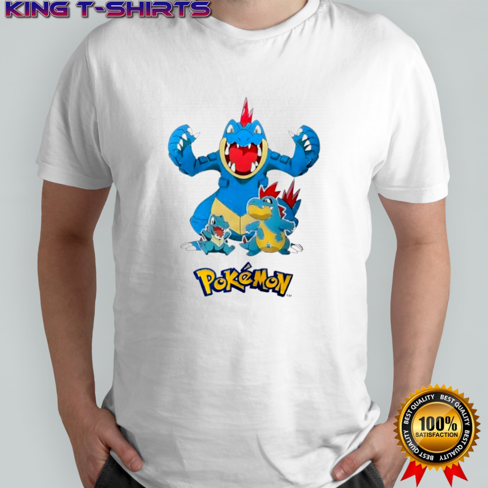 Pokémon Totodile Croconaw Feraligatr shirt