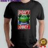 Portland Frog Don’t Obey Retro shirt