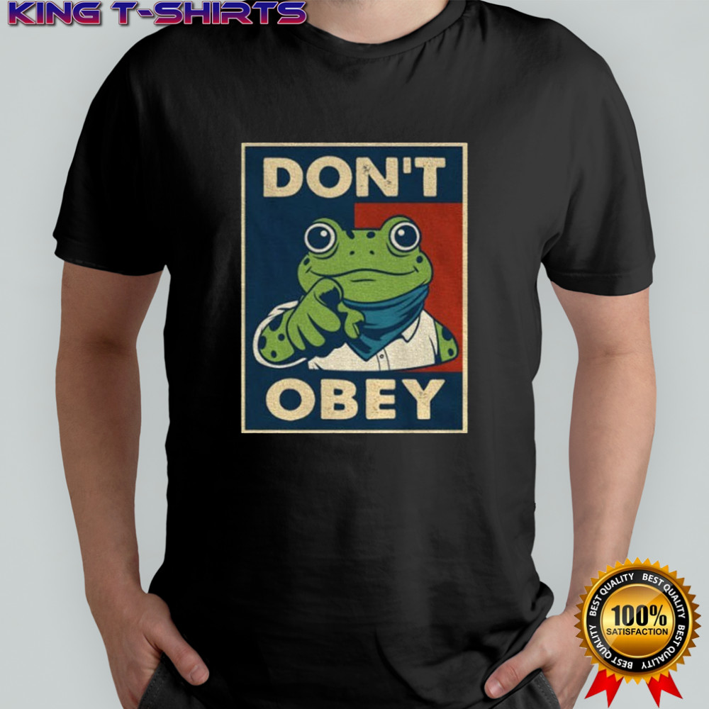 Portland Frog don’t obey vintage shirt