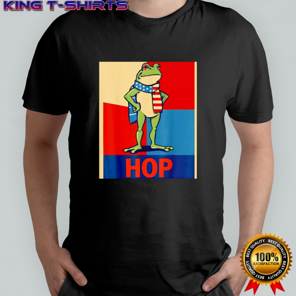 Portland Frog Hop poster T-shirt
