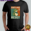 Portland Frog resist 86 47 vintage shirt