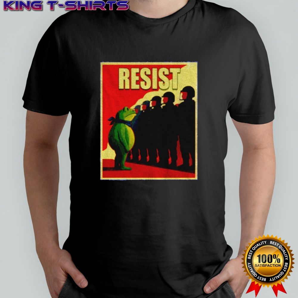 Portland Frog resist frog retro 2025 red style shirt