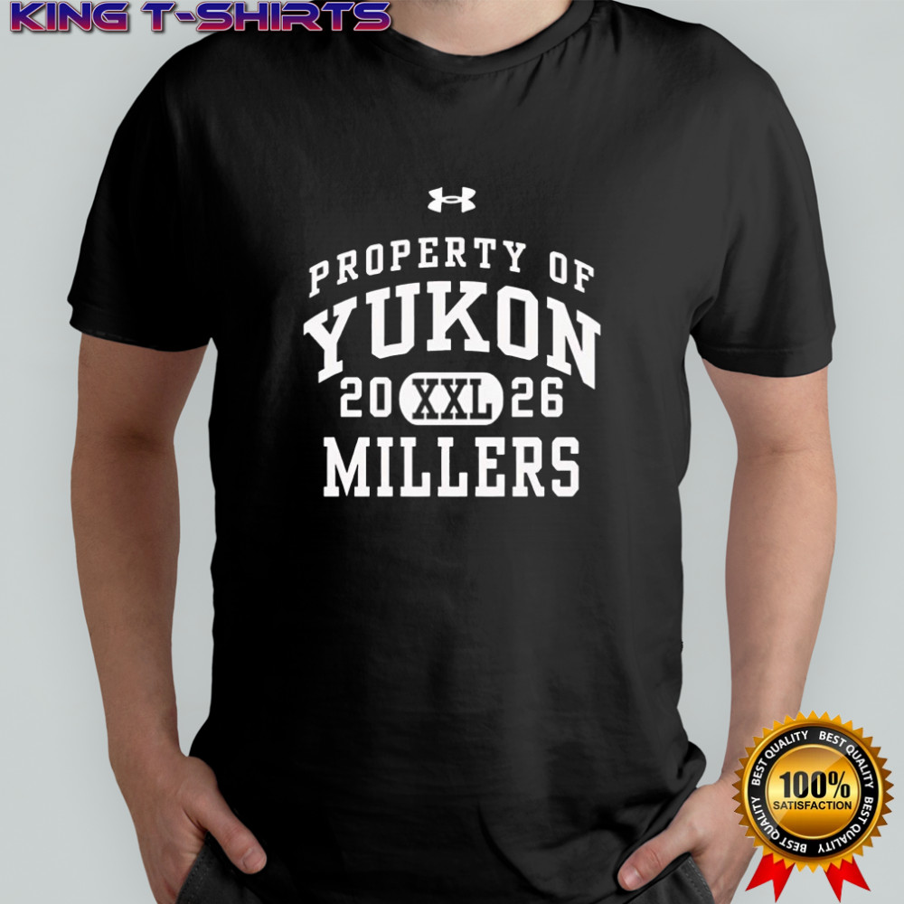 Property of Yukon 2026 millers XXL UA Team Tech shirt