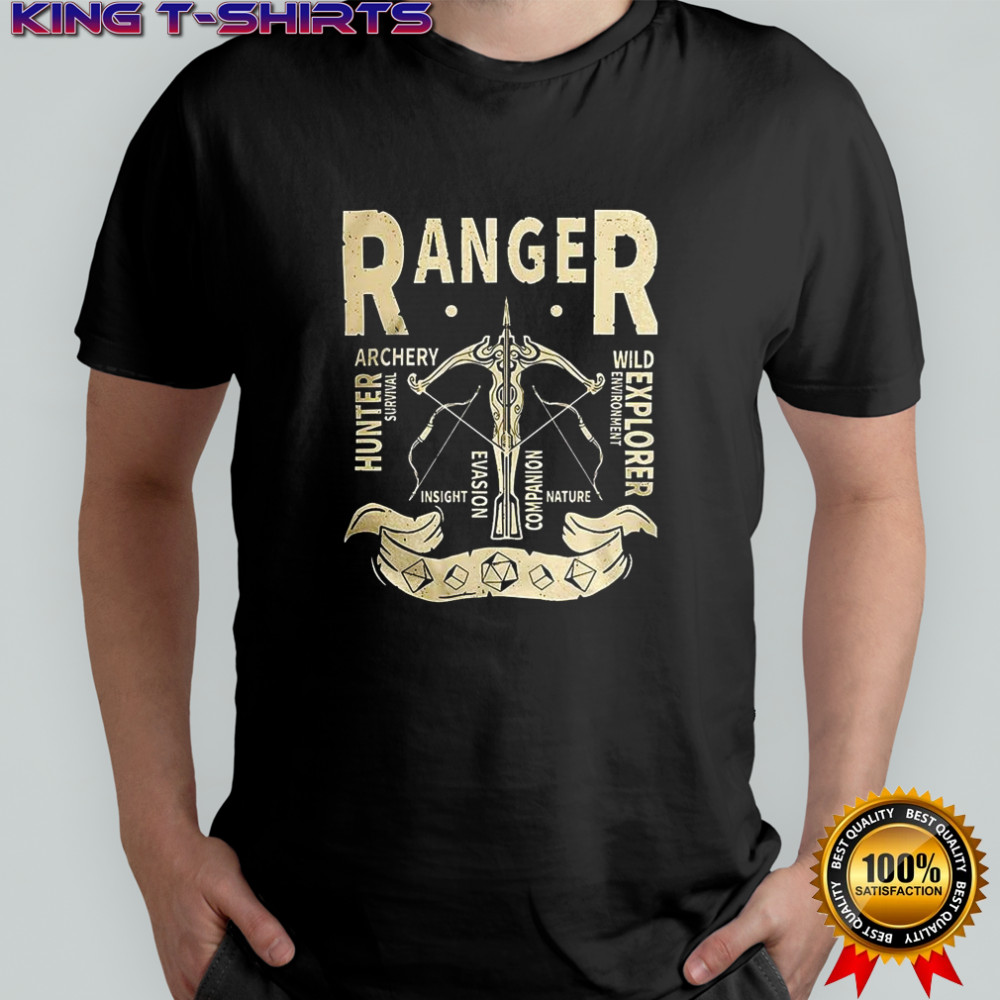Ranger Grunge Dungeons and Dragons shirt