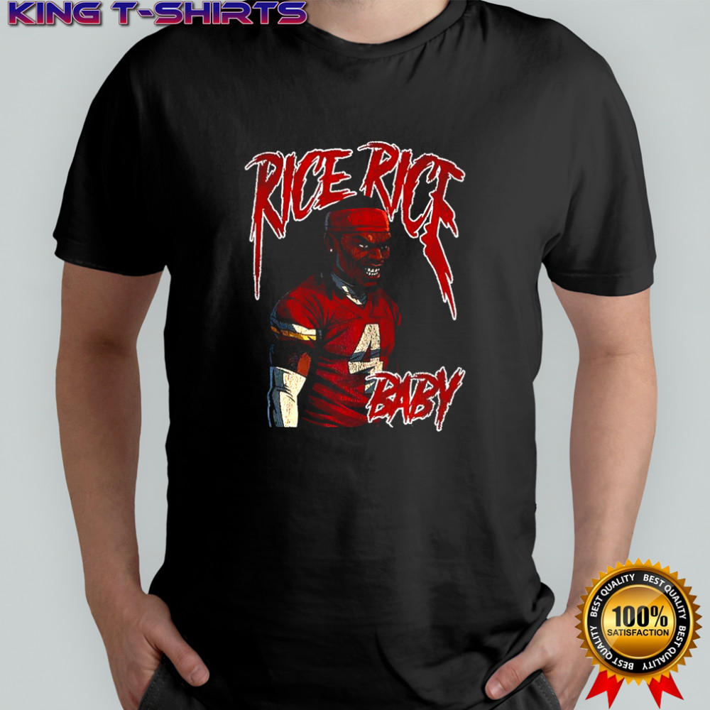 Rashee Rice Kansas City Chiefs football Rice Rice Baby number 4 shirt