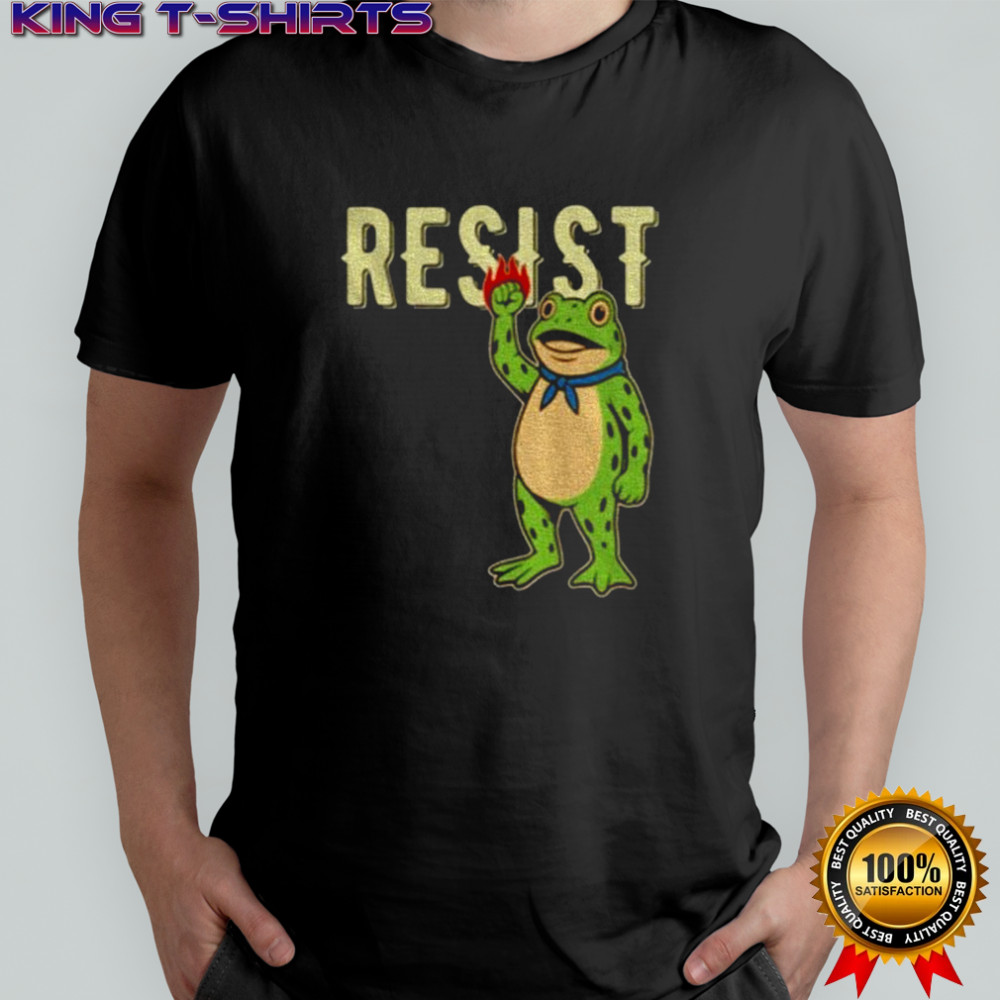 Resist ICE Portland Frog shirt