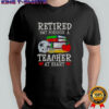 Retired But Forever A Teacher At Heart Dallas Cowboys Football T-Shirt