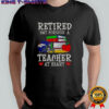 Retired But Forever A Teacher At Heart Denver Broncos Football T-Shirt