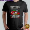 Retired But Forever A Teacher At Heart Kansas City Chiefs Football T-Shirt