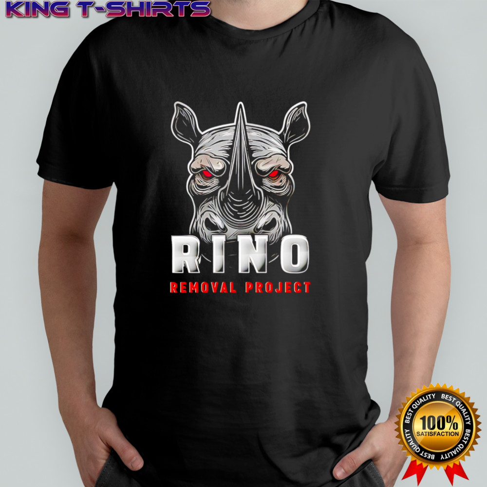 Rino removal project logo T-shirts