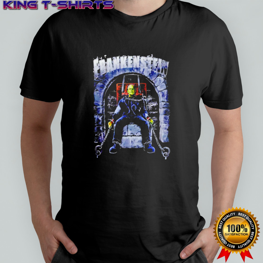 Rock Rebel Universal Monsters Frankenstein Chair shirt