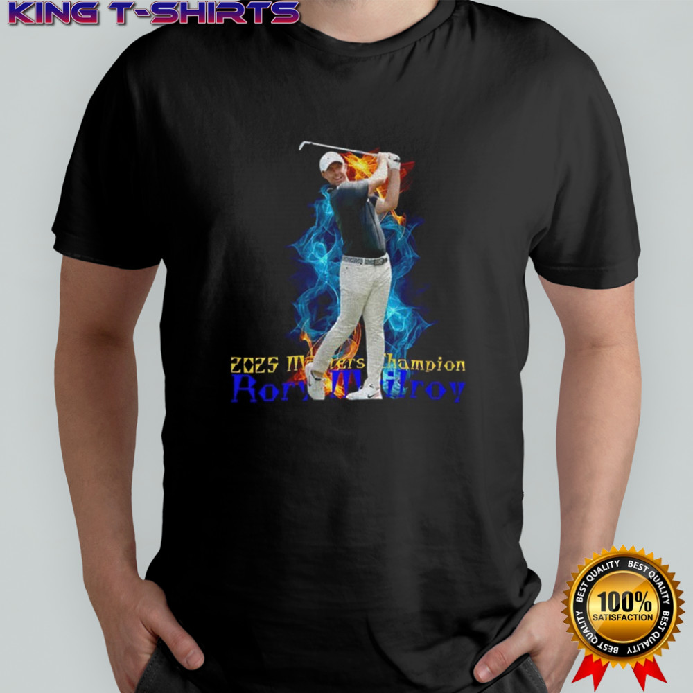 Rory Mcilroy 2025 Golf Masters Champion shirt