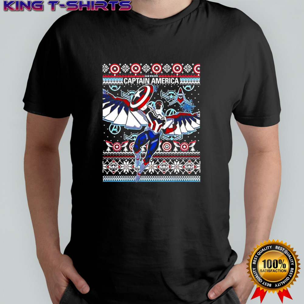 Sam Wilson Captain America Ugly Holiday Marvel Universe shirt