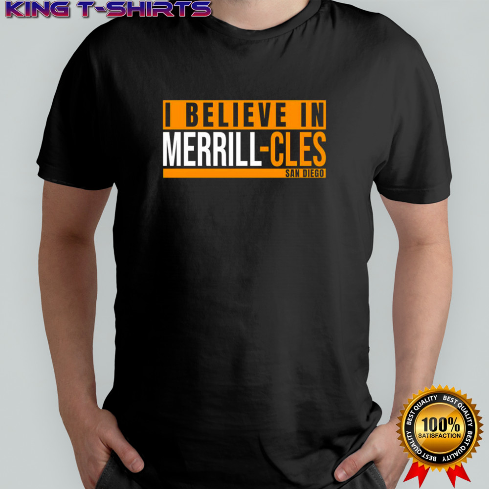 San Diego Padres I Believe in Merrill cles shirt