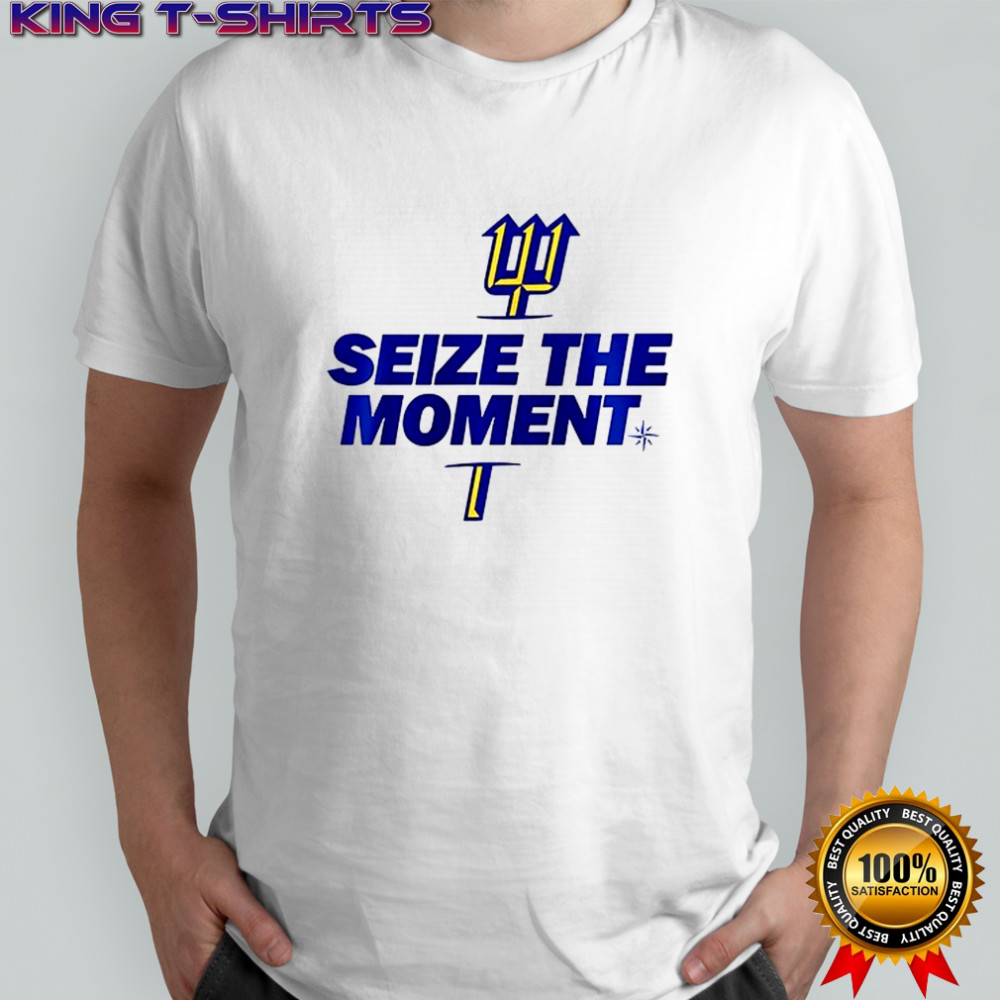 Seattle Mariners seize the moment logo parody shirt