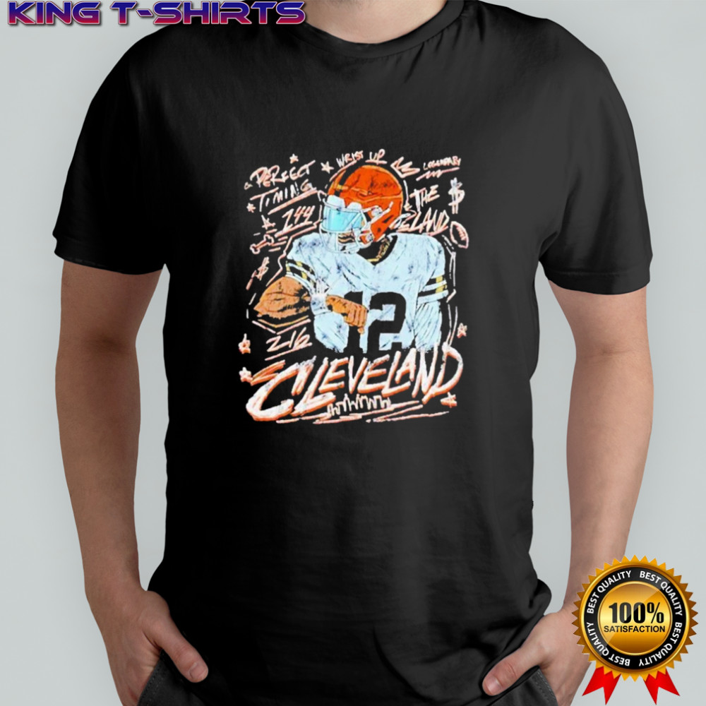 Shedeur Sanders Cleveland Browns Perfect Timing T-shirt