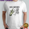 Six Seven 6 7 Skeleton Hands Halloween shirt