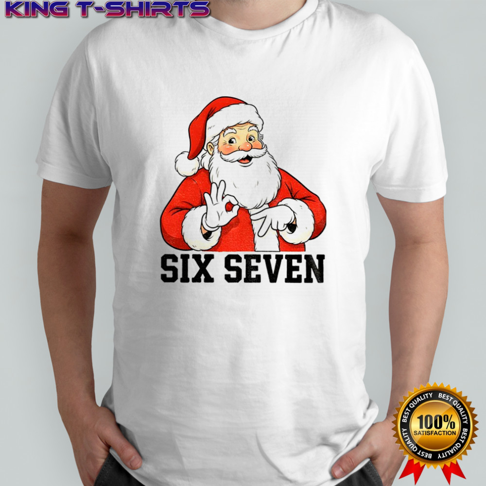Six Seven Meme Christmas Santa shirt