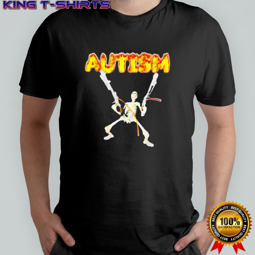 Skeleton Greta Thunberg Autism shirt