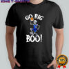 skeleton playing basketball Go Big Boo shirt