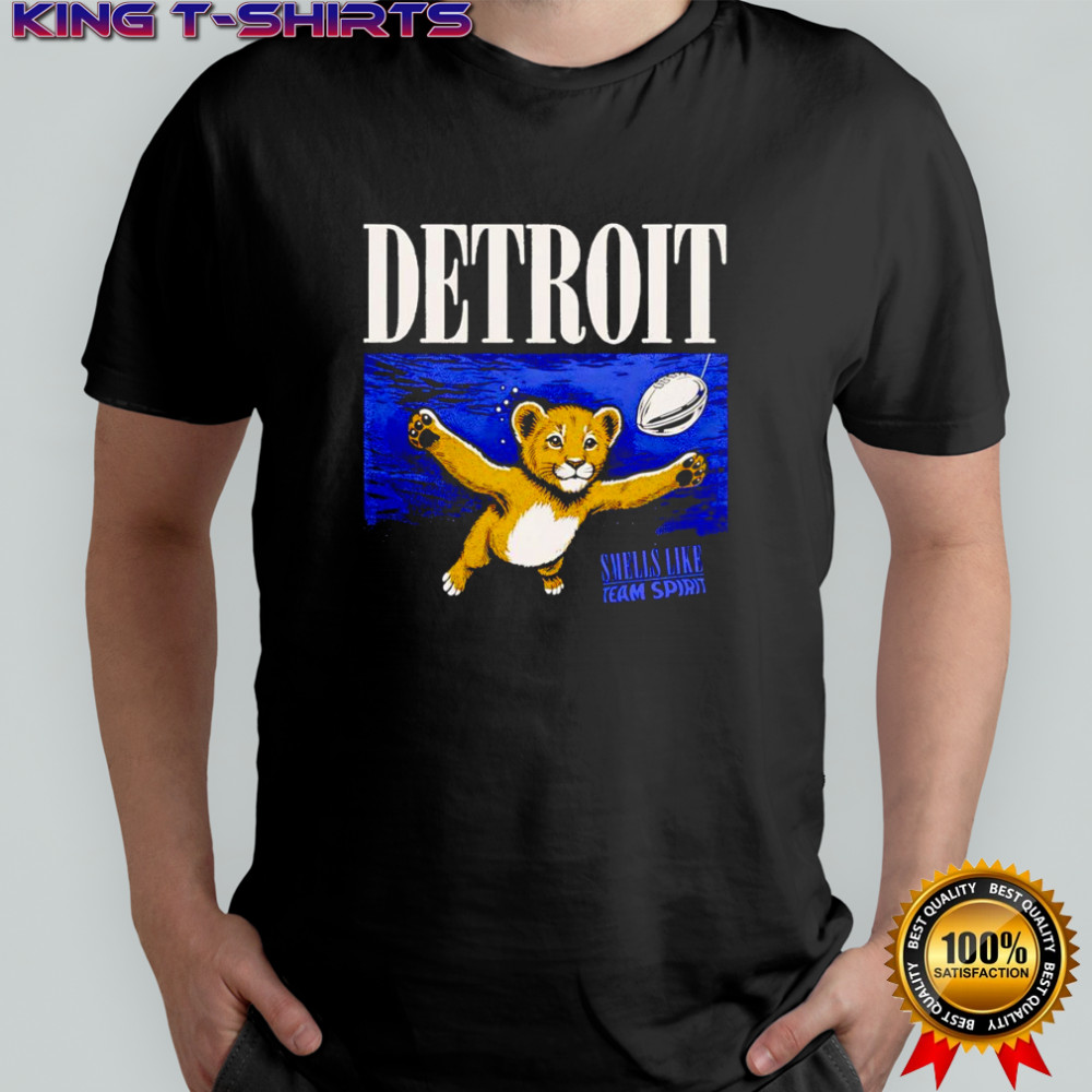 Smells Like Team Spirit Detroit Nevermind shirt