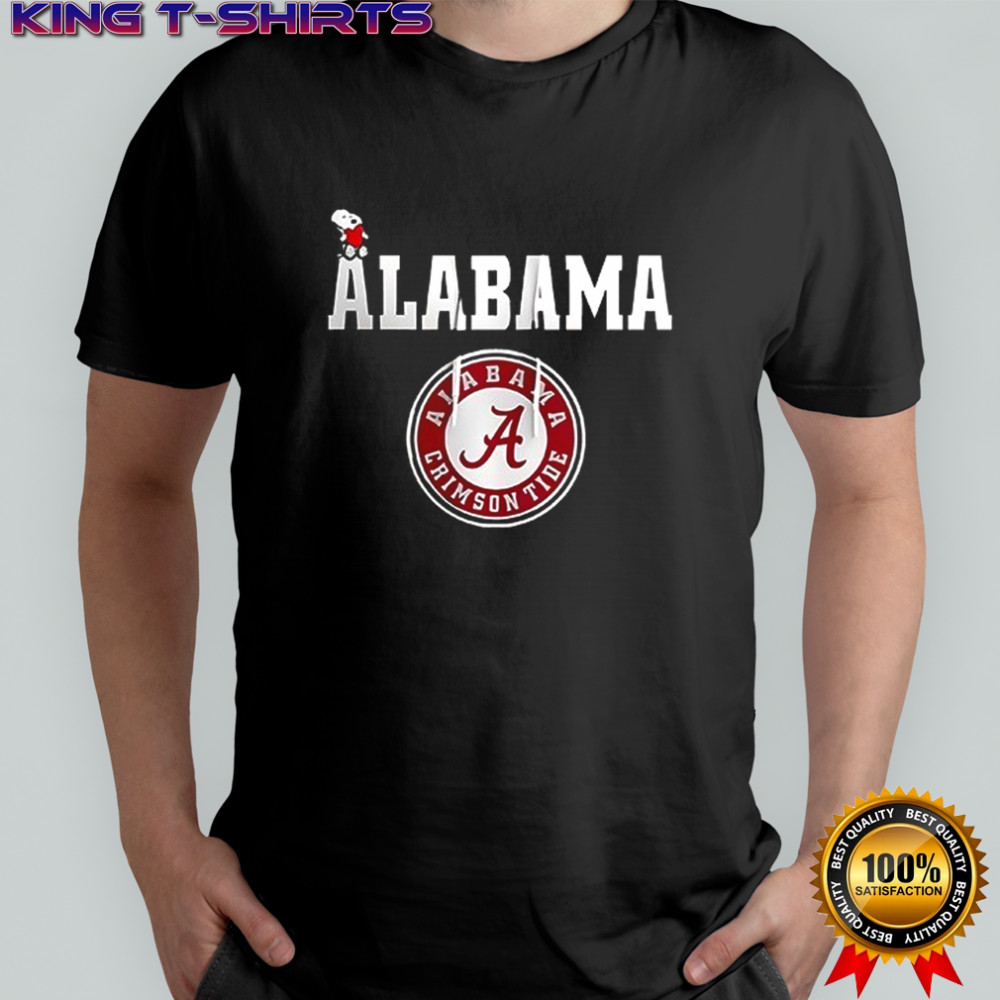 Snoopy Alabama Crimson Tide football Shirt