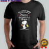 Snoopy and Woodstock All I Need Today Is a Little Bit of Coffee and a Whole Lot of Jesus shirt