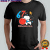 Snoopy and Woodstock Philadelphia 76ers jersey shirt
