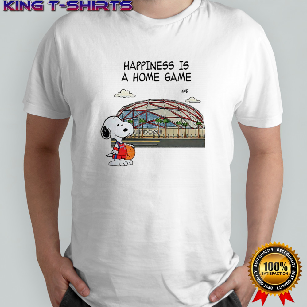 Snoopy Peanuts Happiness is a Home Game shirt