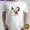 Snoopy Santa hat snowman Merry Christmas 2025 shirt