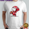 Snoopy wears Atlanta Falcons hoodie logo shirt