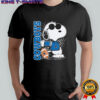 Snoopy with Dallas Cowboys baseball logo shirt