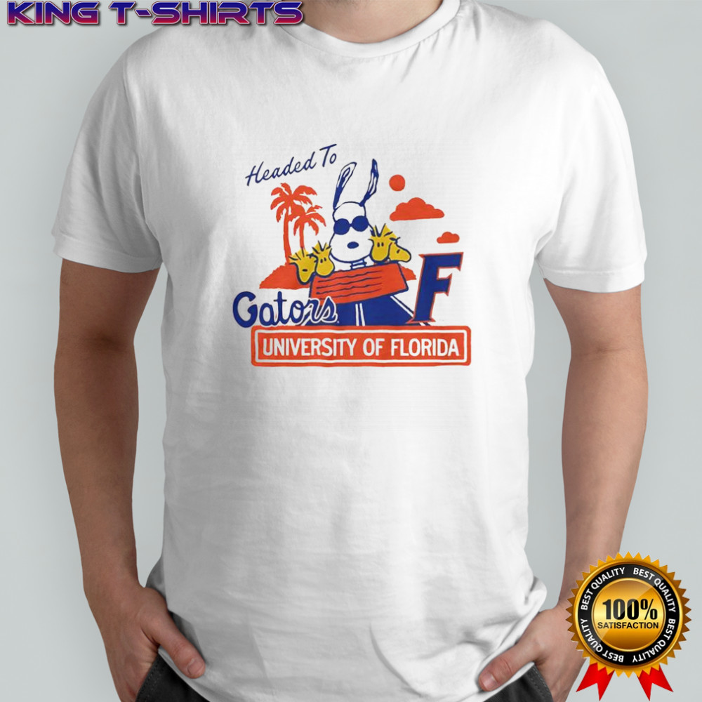 Snoopy X Florida Gators Headed To Gators University Of Florida T-Shirt