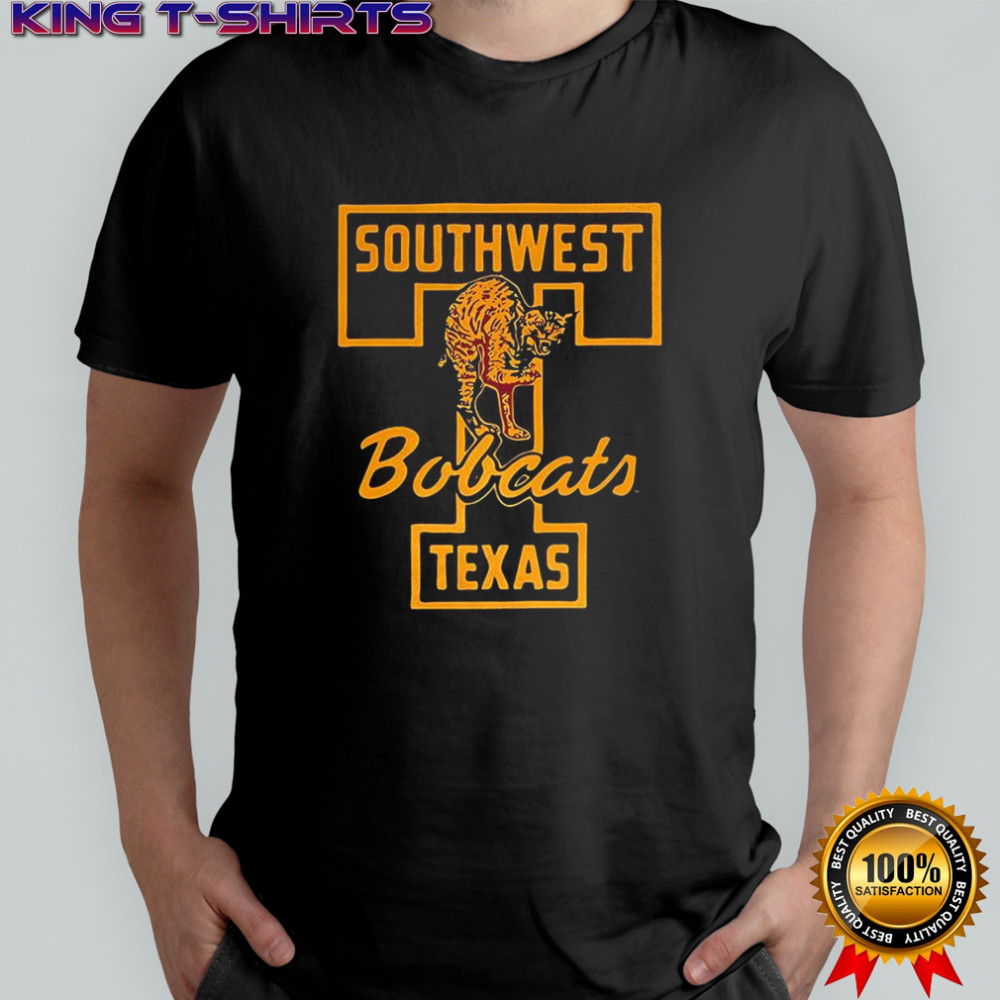 Southwest Texas Bobcats vintage logo shirt