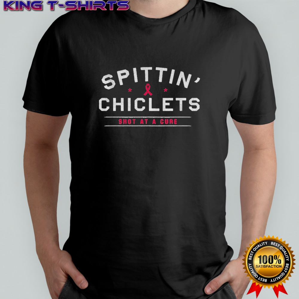 Spittin Chiclets x Breasties Collegiate Shot At A Cure shirt