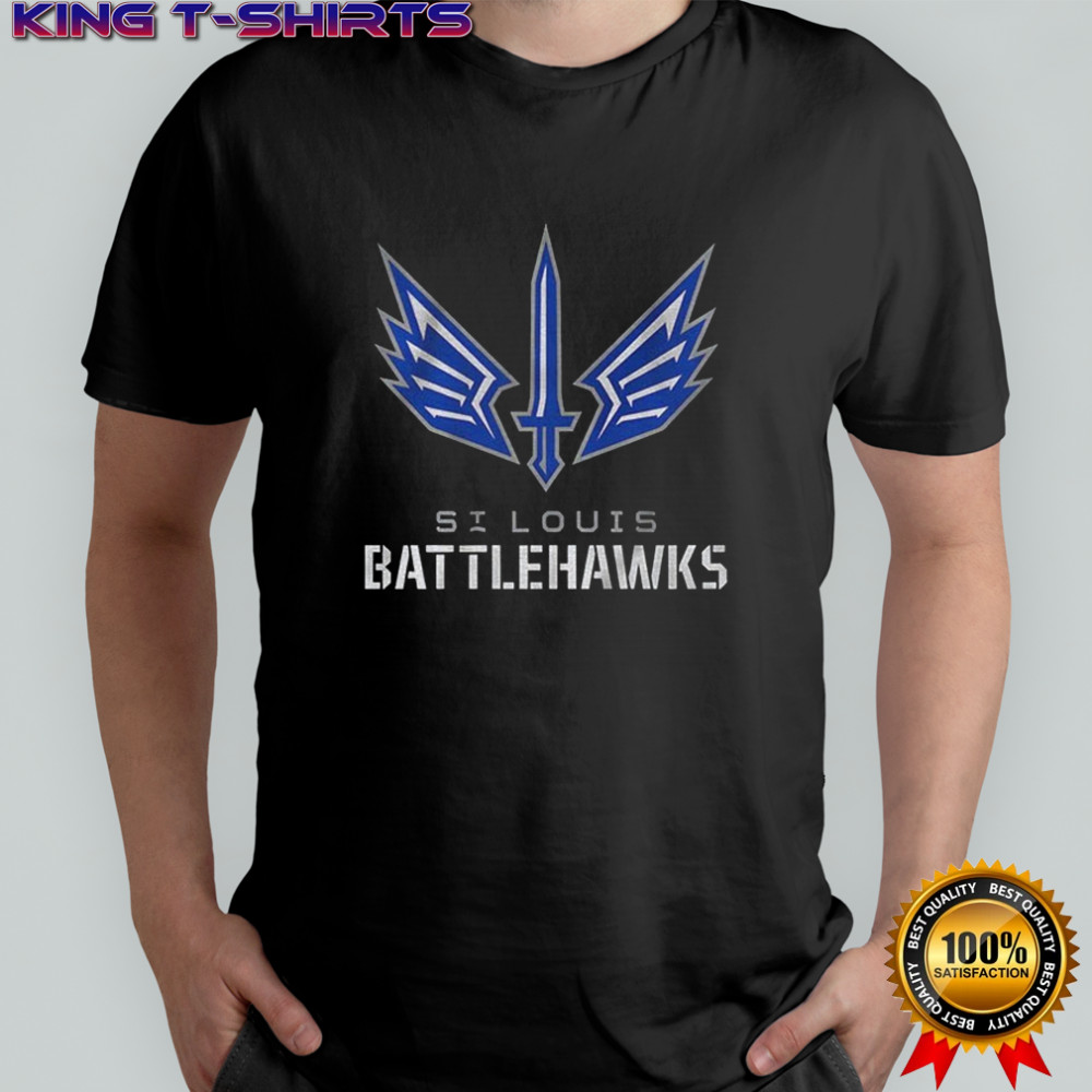 St. Louis Battlehawks Lockup Logo shirt