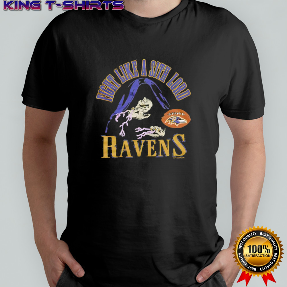 Star Wars x Baltimore Ravens fight like a sith lord shirt