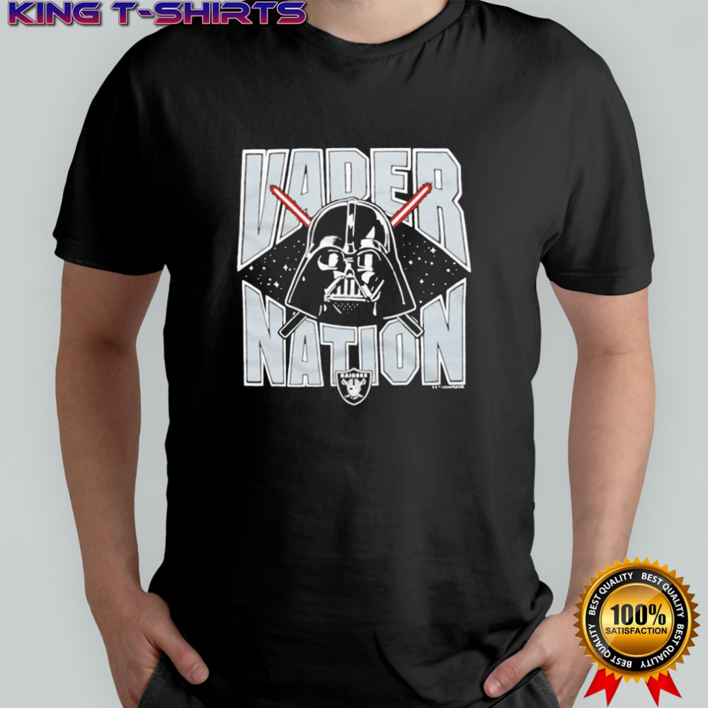 Star Wars x Las Vegas Raiders Darth Vader nation shirt