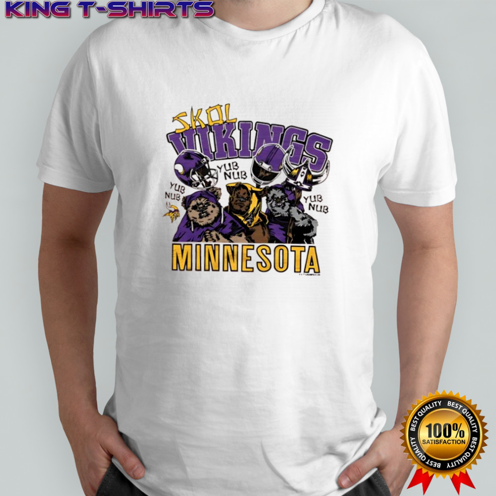 Star Wars x Minnesota Vikings Ewoks Skol Vikings Yub Nub shirt