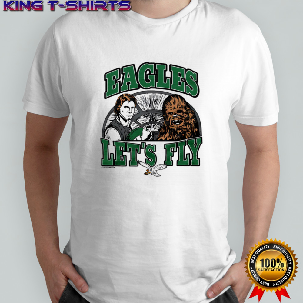 Star Wars x Philadelphia Eagles Light Side let’s fly shirt