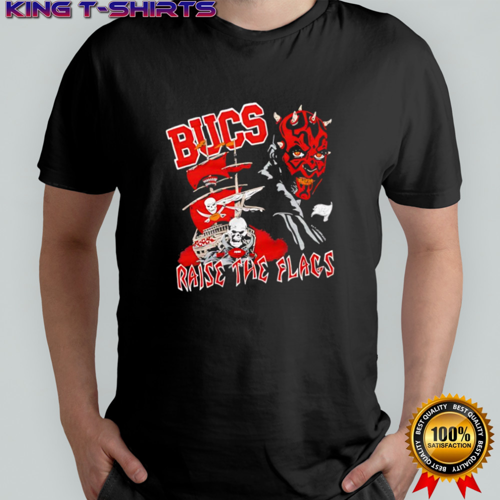 Star Wars x Tampa Bay Buccaneers Darth Maul bucs raise the flags shirt