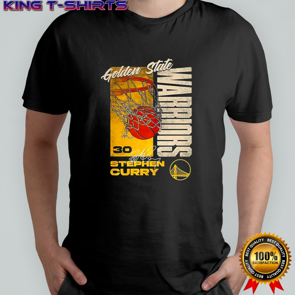 Stephen Curry Golden State Warriors NBA score number 30 signature shirt