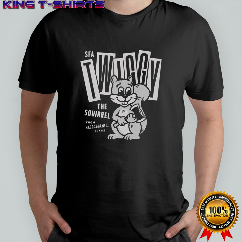Stephen F. Austin Twiggy The Campus Squirrel T-Shirt