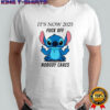 Stitch middle finger it’s now 2025 fuck off nobody cares shirt