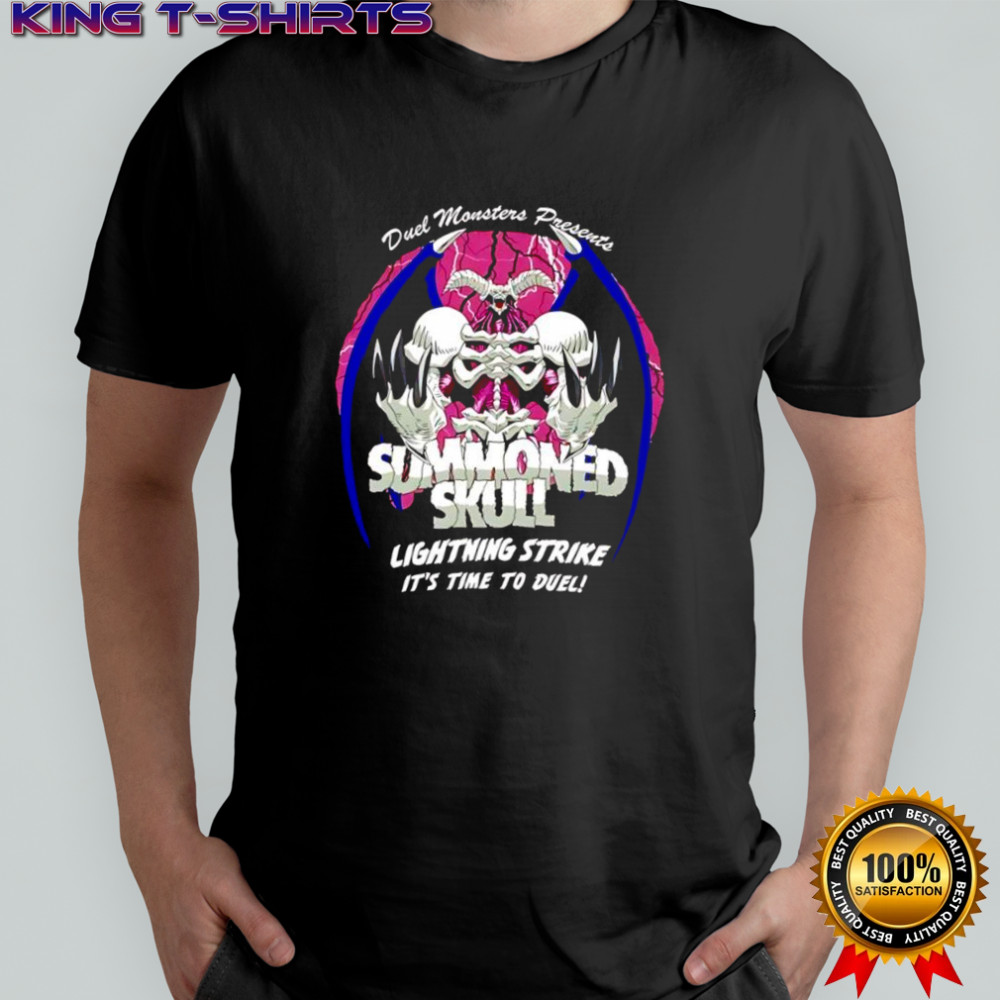 Summoned Skull Lightning Strike Halloween shirt