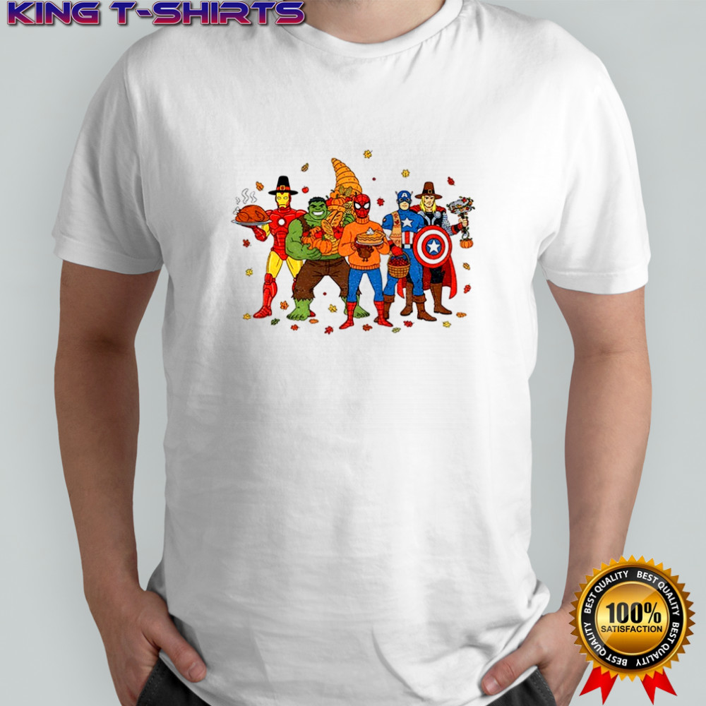 Superhero Fall Marvel Thanksgiving vintage shirt