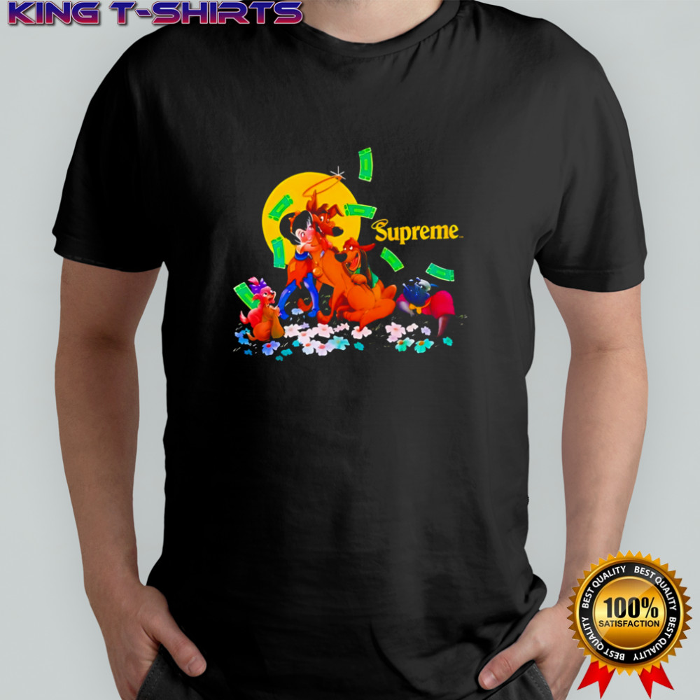 Supreme all dogs go to heaven T-shirts