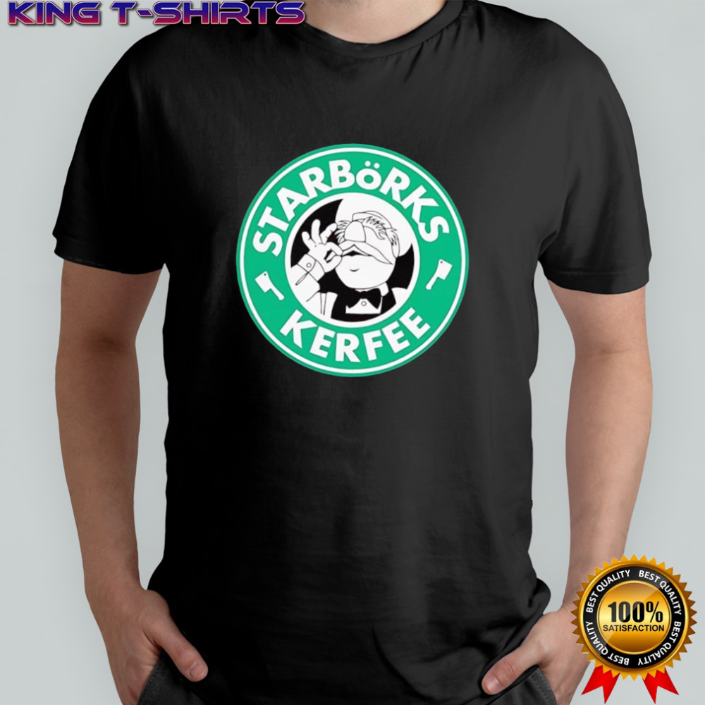 Swedish Chef the Muppets Starborks Kerfee Starbucks logo shirt