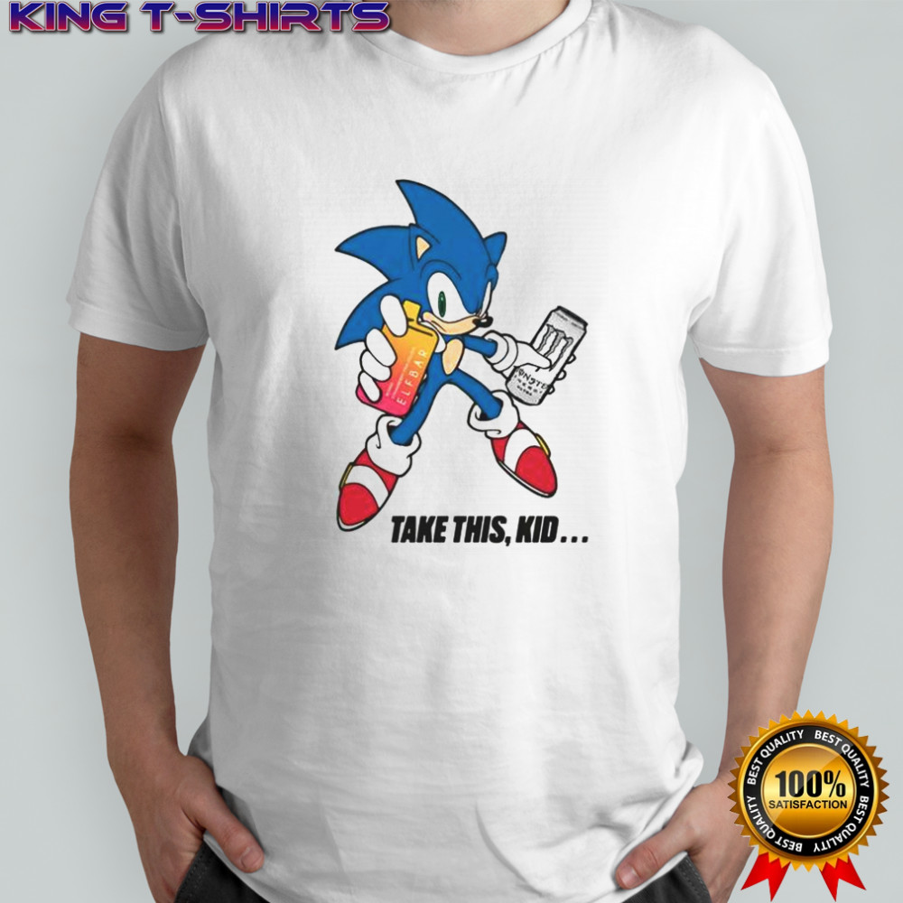 Take This Kid Sonic Hedgehog Vape T-Shirt